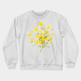 yellow buttercup bouquet Crewneck Sweatshirt